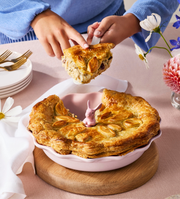Chicken, Cranberry and Blue Cheese Pie